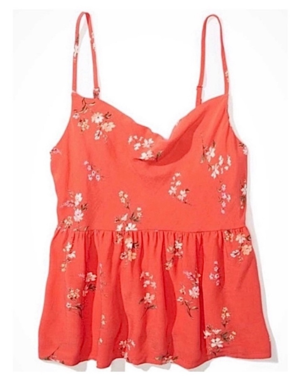 AE - Cowl Neck Peplum Cami